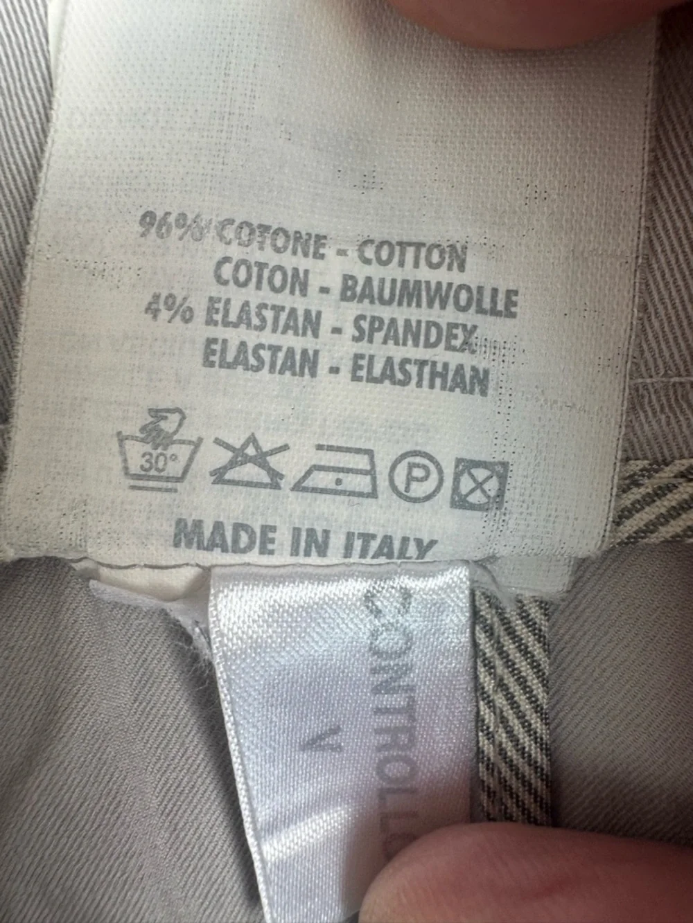 Brunello Cucinelli Cotton Stretch Wide Leg Tan Trousers Summer weight 8 - Picture 10 of 10